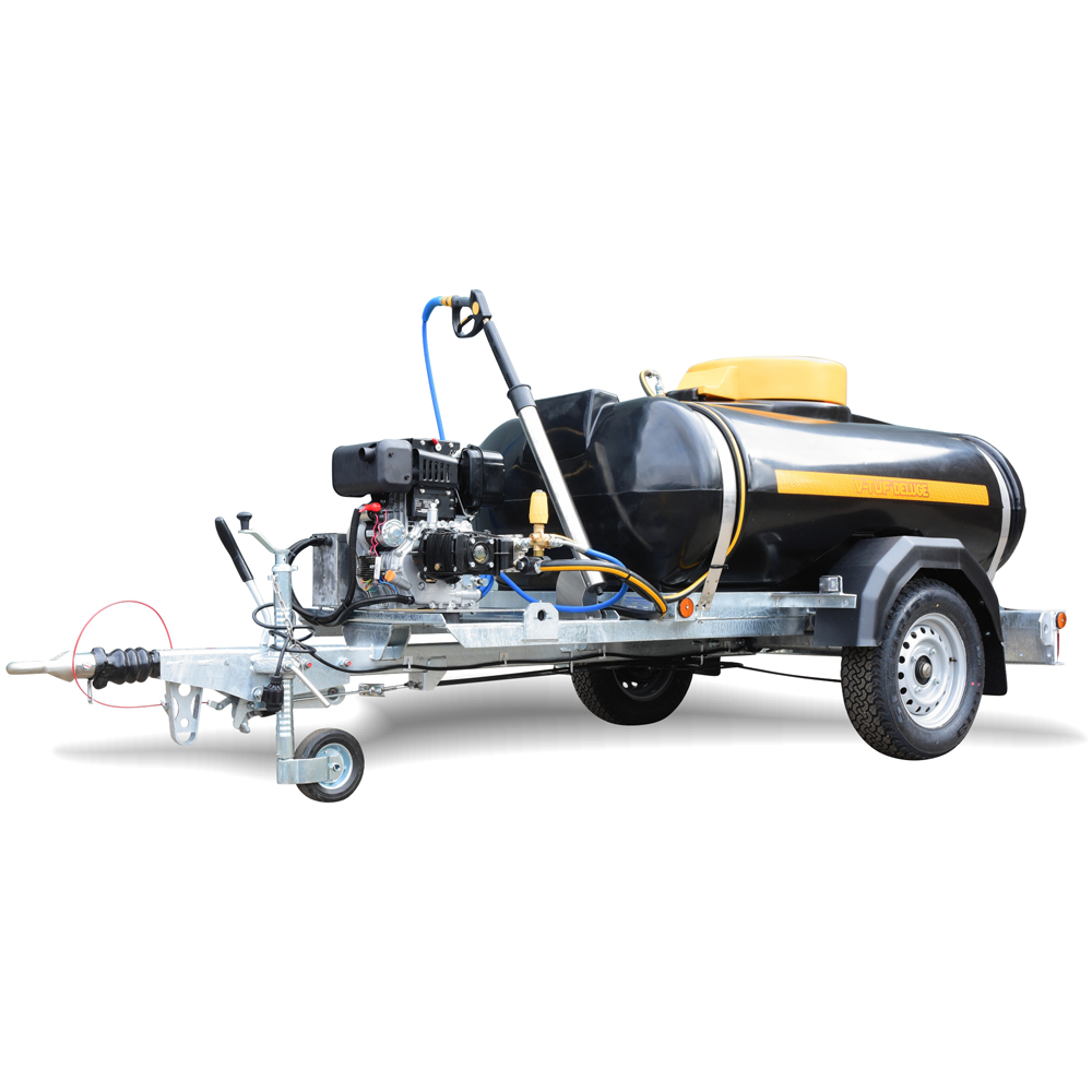 V-TUF DELUGE 10HP Gearbox Driven Yanmar Diesel Highway Trailer Bowser Pressure Washer 200Bar Image 1