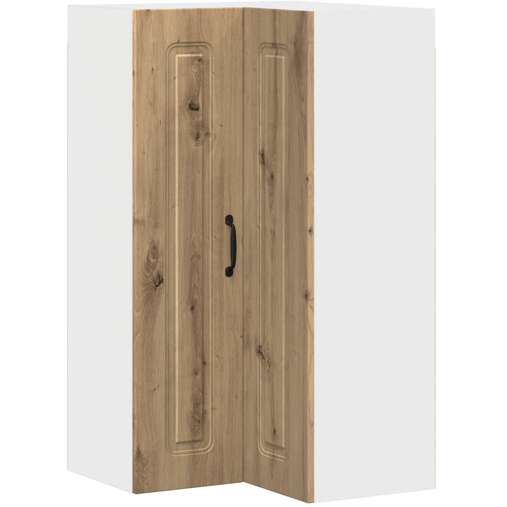 vidaXL 2 Door Artisan Oak Kitchen Wall Corner Cabinet Image 2
