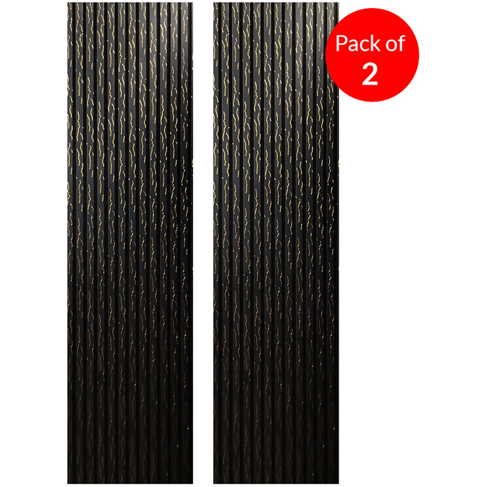 Britwall Beige and Gold Vein Linear Acoustic Slat Wall Panel 600 x 2400mm 2 Pack Image 3