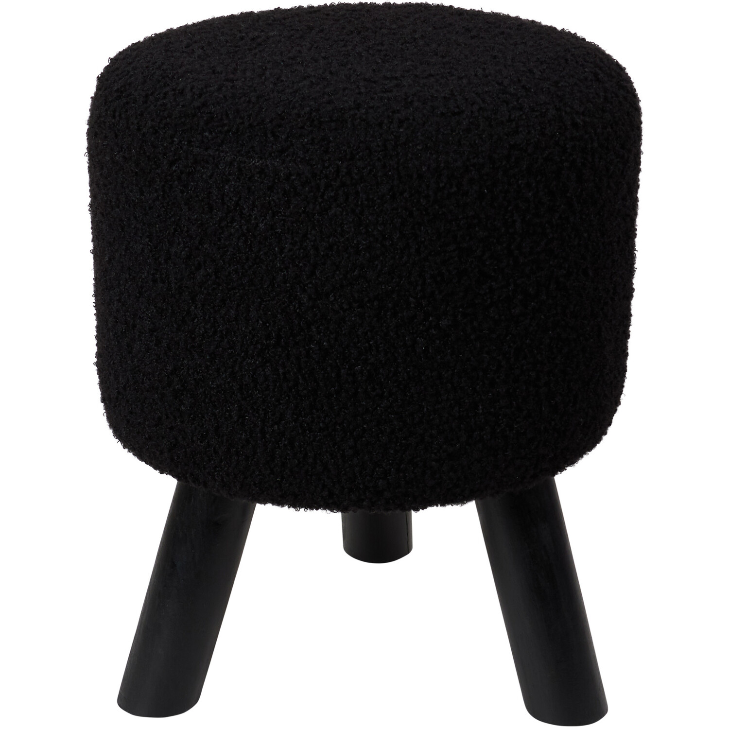 Teddy Footstool - Black Image 5