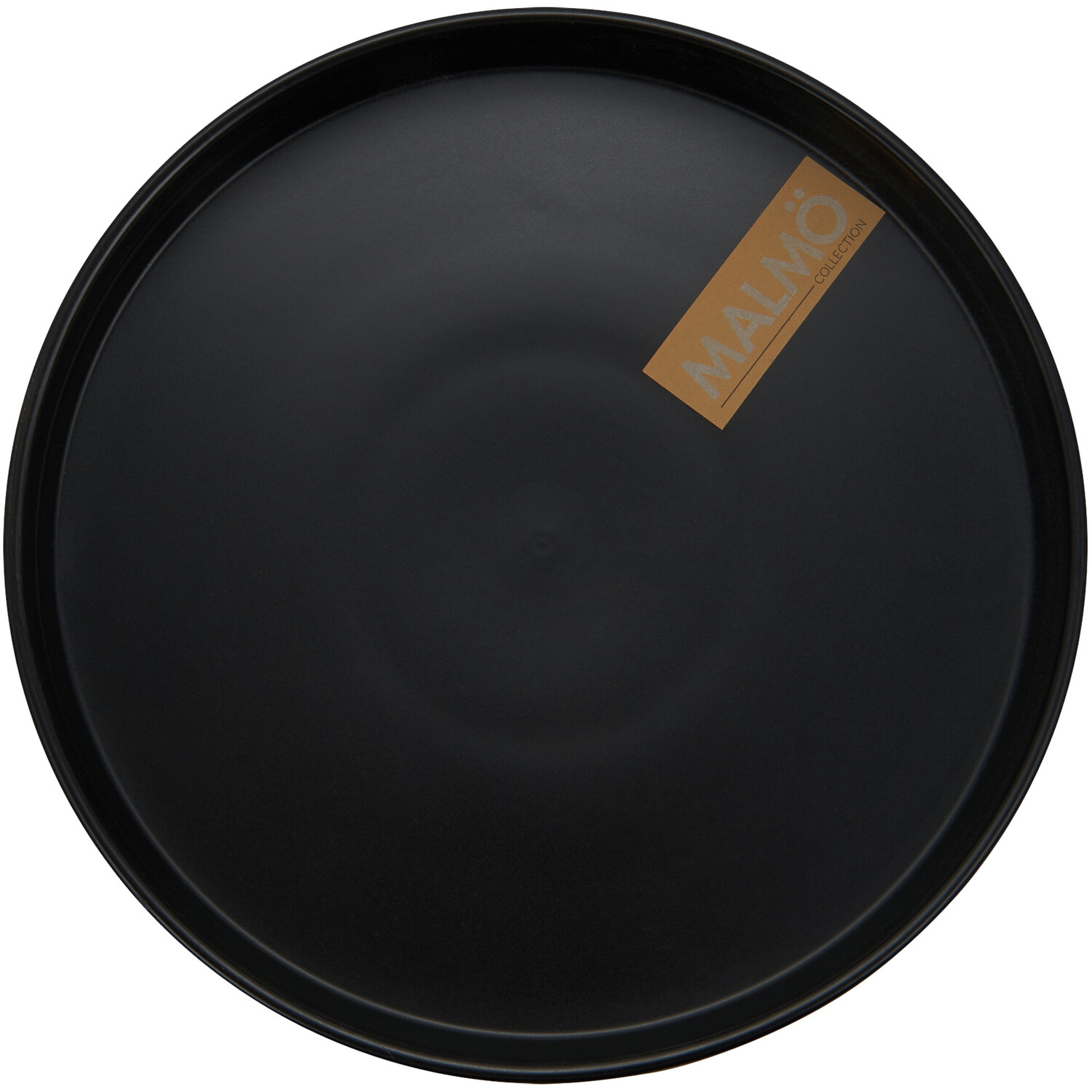 Malmo Stacking Dinner Plate - Black Image 3
