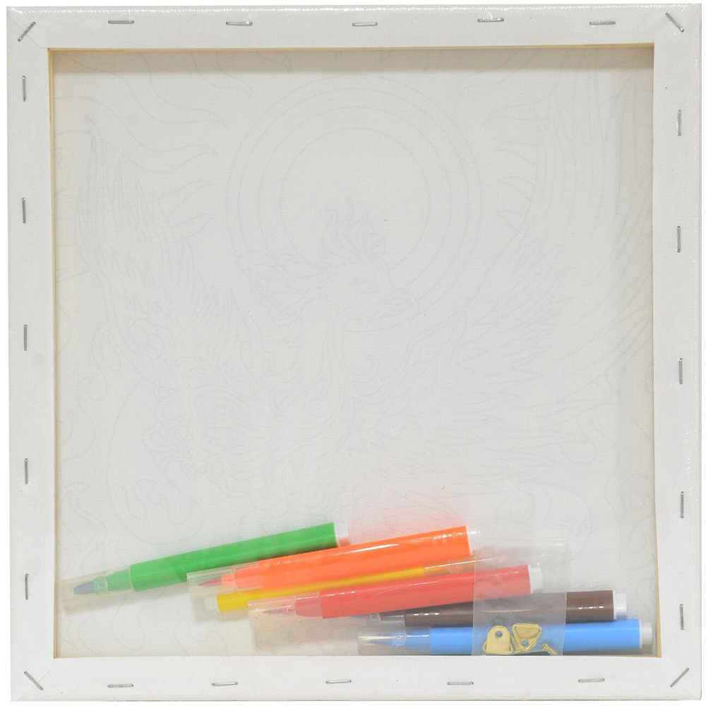 Crafty Club Fantasy Colouring Canvas Image 7