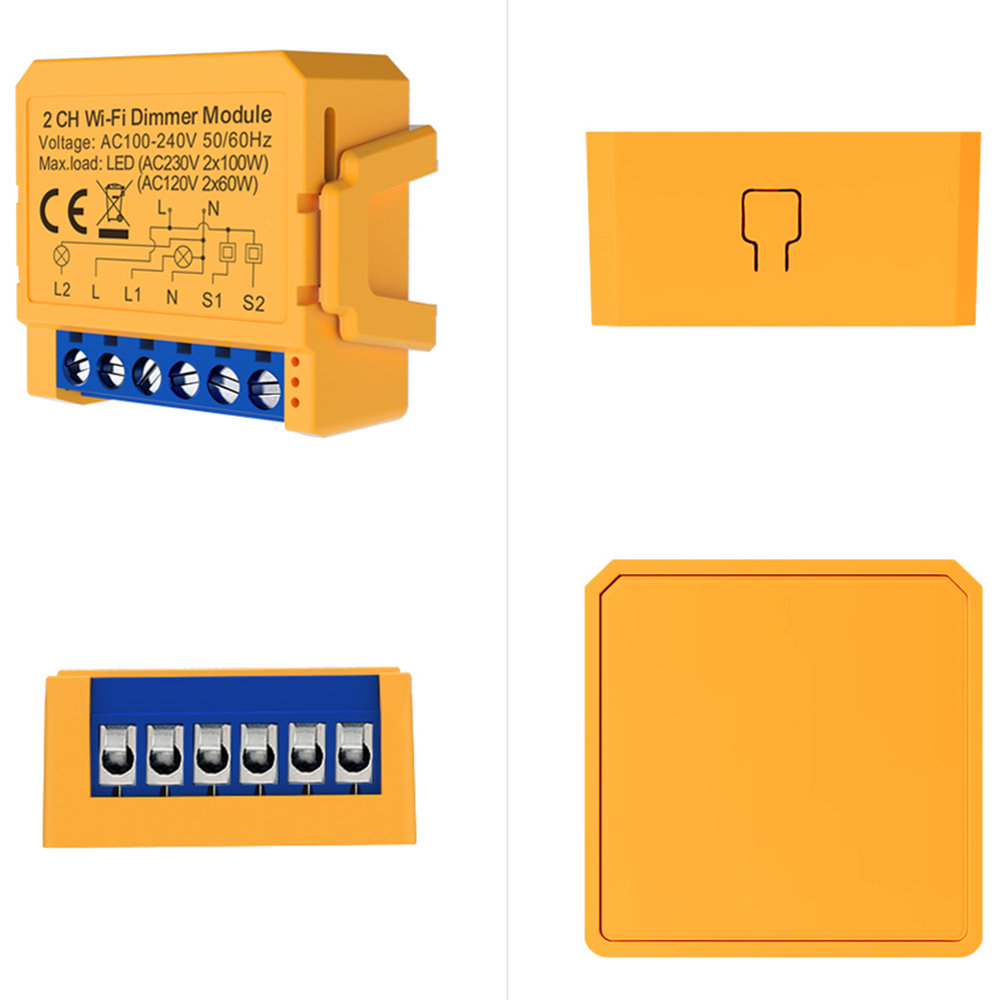 ENER-J 2CH Wi-Fi Dimmable Switch Module Image 3