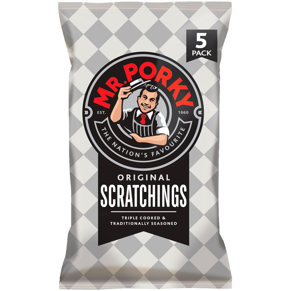 Mr Porky Pork Scratchings 5 Pack Image