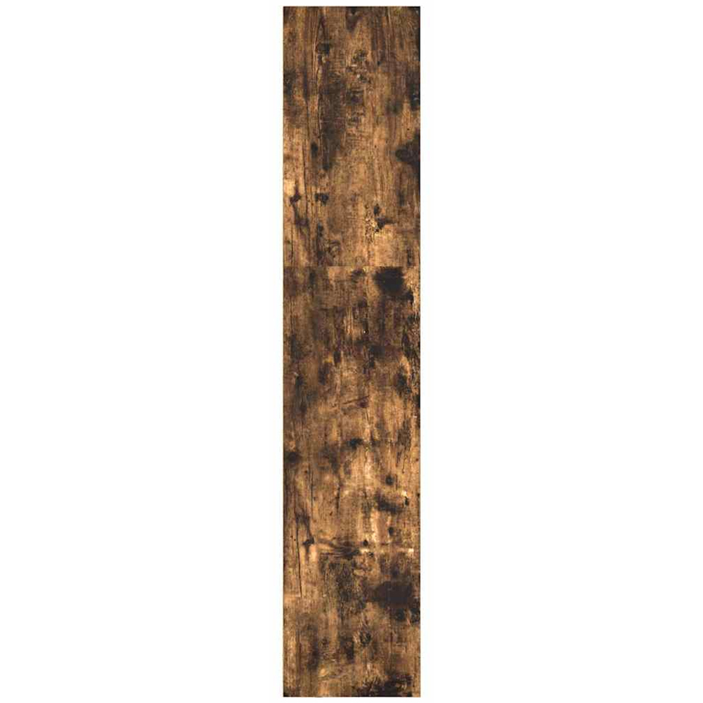 vidaXL 4 Shelf Smoked Oak Bookcase Image 6