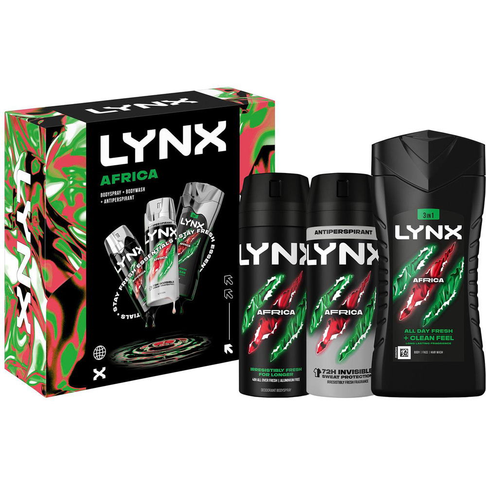 Lynx Africa Sweat Protection Gift Set 2 Pack Image 2