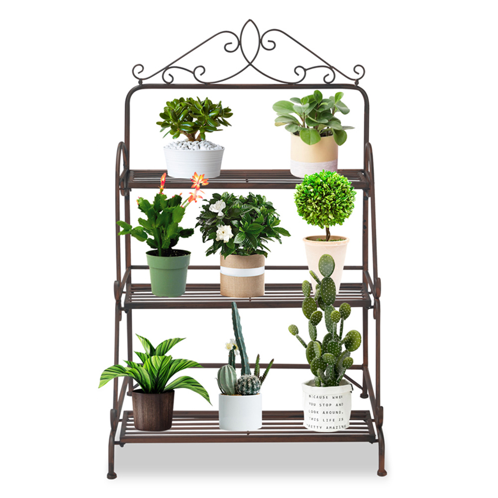 Outsunny 3 Tier Stair Style Plant Stand Image 3