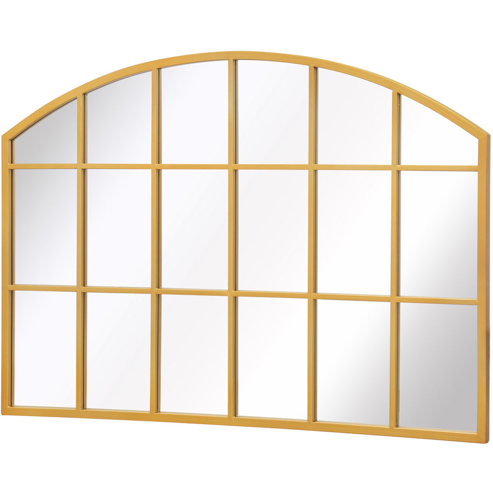 MirrorOutlet The Arcus Gold Framed Arched Garden Wall Mirror 90 x 65cm Image 3