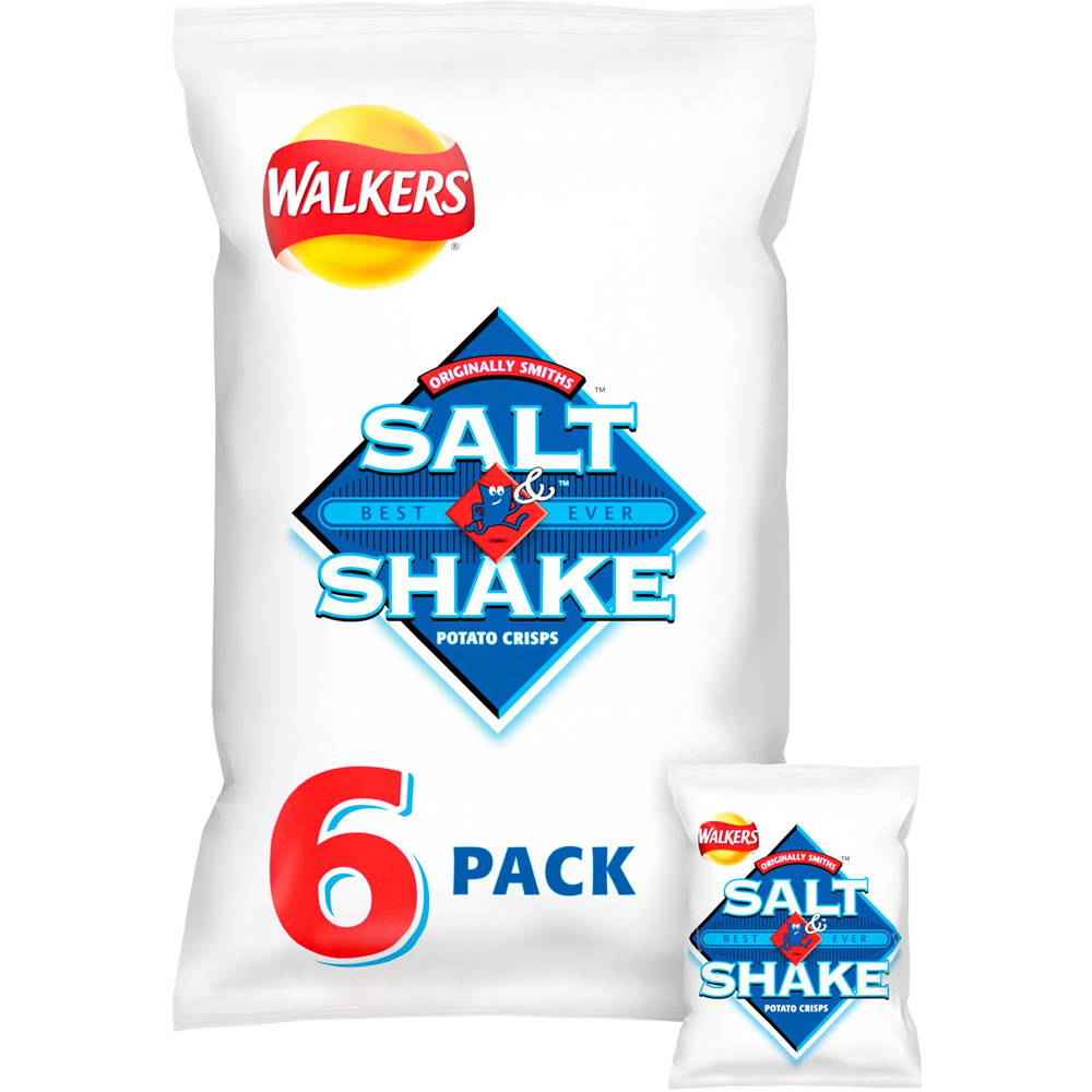 Walkers Salt and Shake Crisps 6 Pack Image