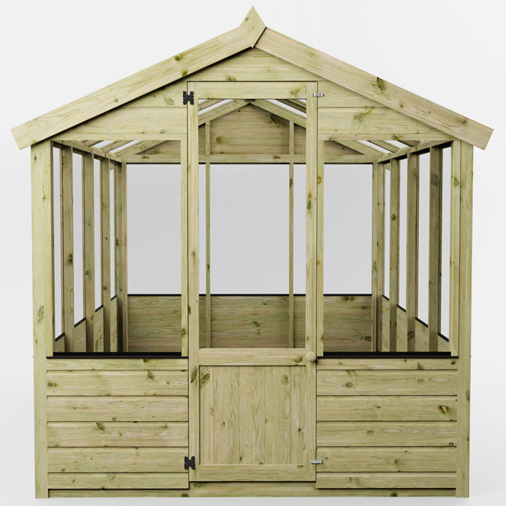 Mercia Wooden 8 x 6ft Traditional Greenhouse Image 3