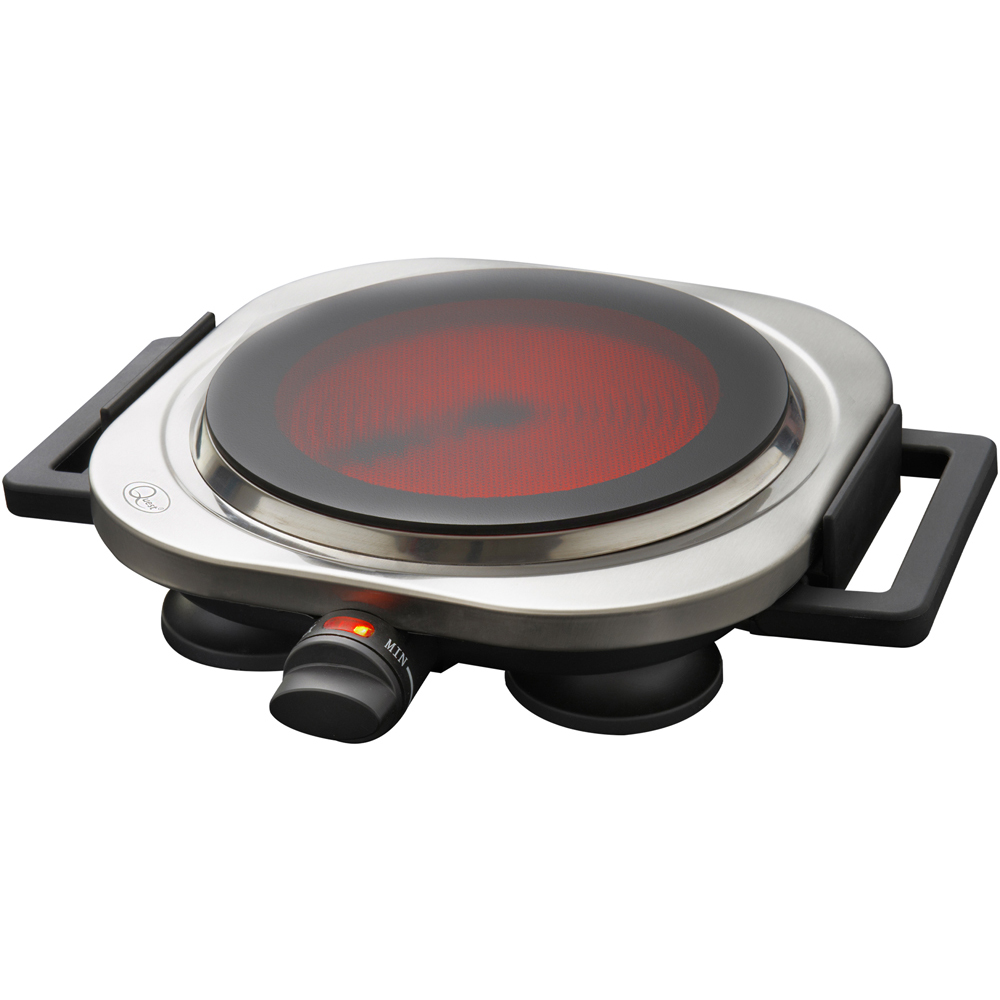 Quest Single Ceramic Infrared Hot Plate 1200W Image 1