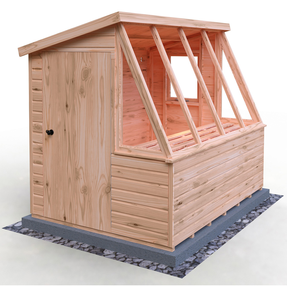 Shire 8 x 6ft Style A Shiplap Potting Shed Image 2
