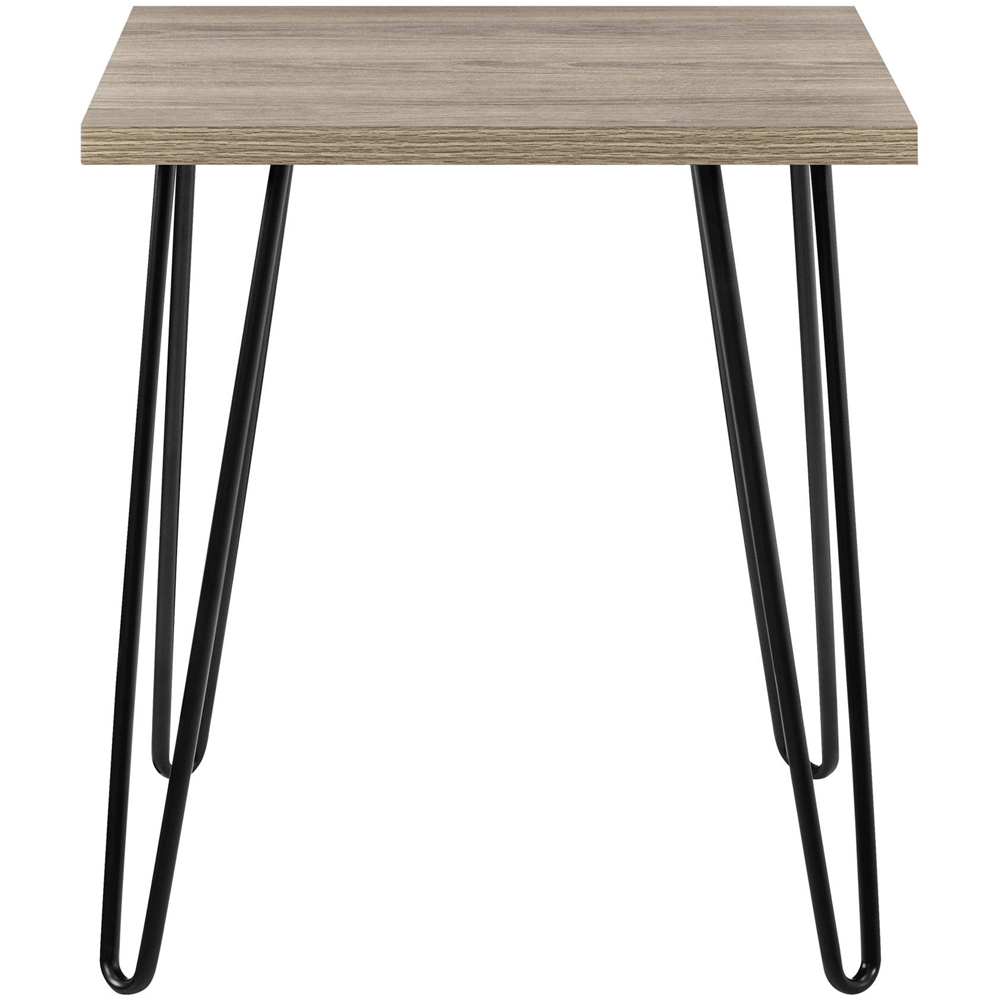 Dorel Owen Rustic Oak Retro End Table Image 3