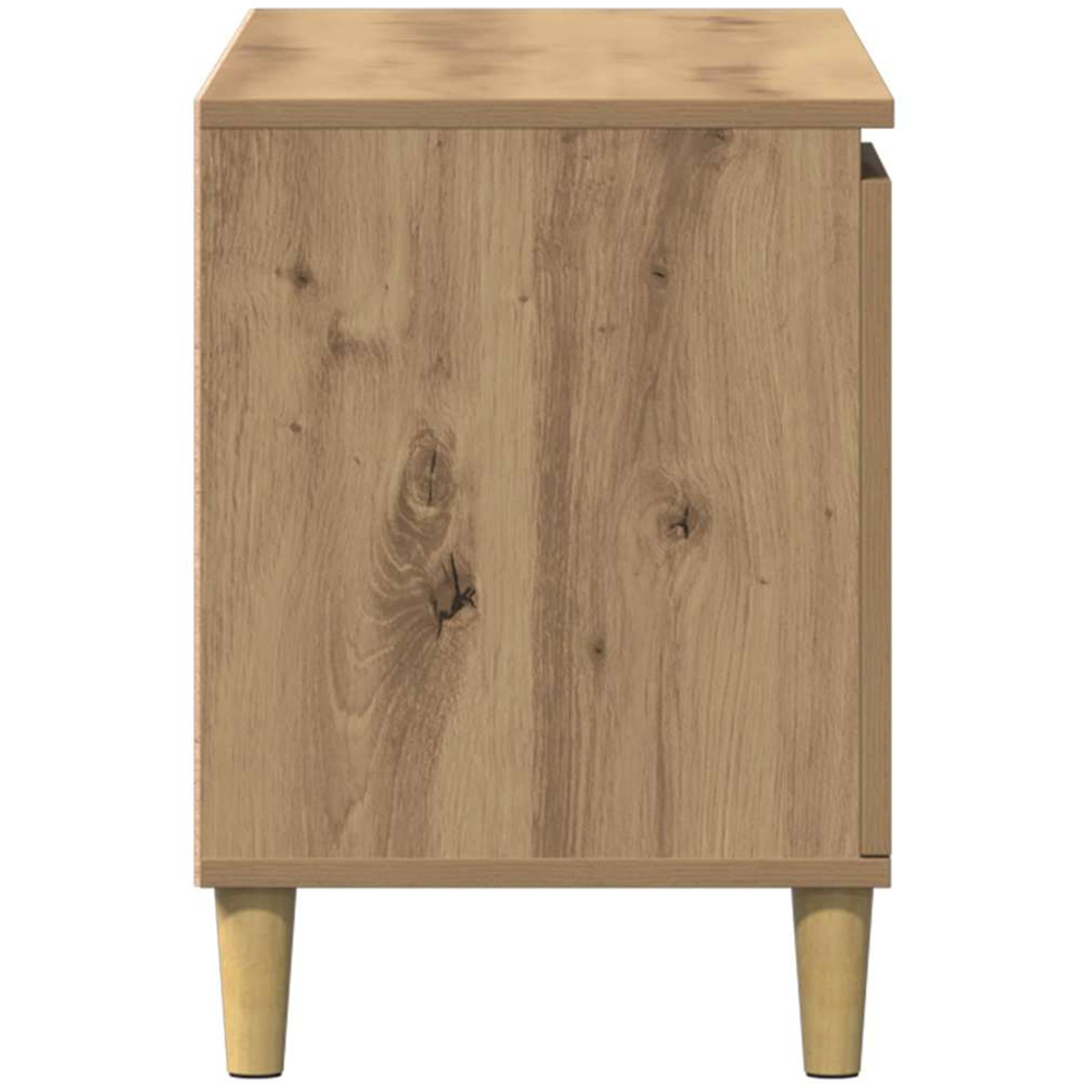 vidaXL 2 Door 2 Shelf Artisan Oak TV Cabinet Image 5