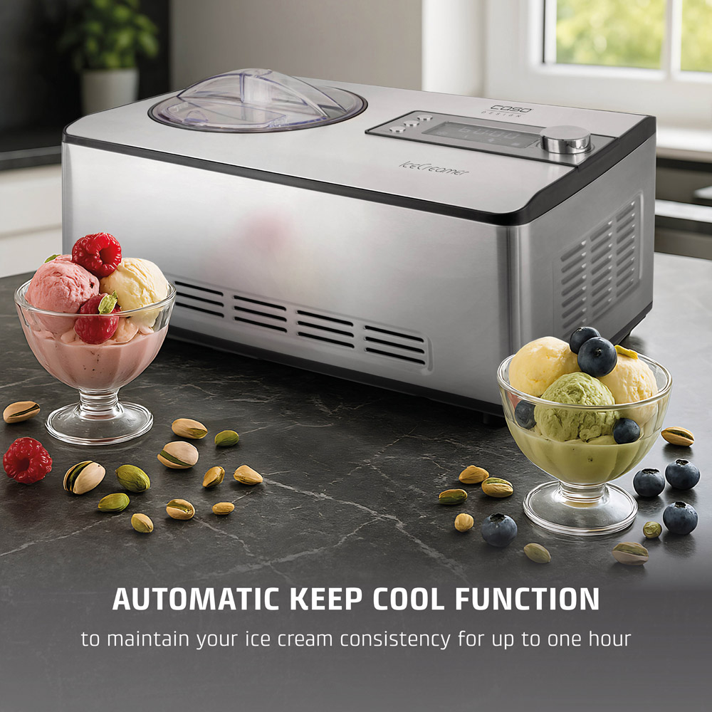 CASO Design IceCreamer 03298 5-in-1 Ice Cream and Yoghurt Maker 180W Image 7