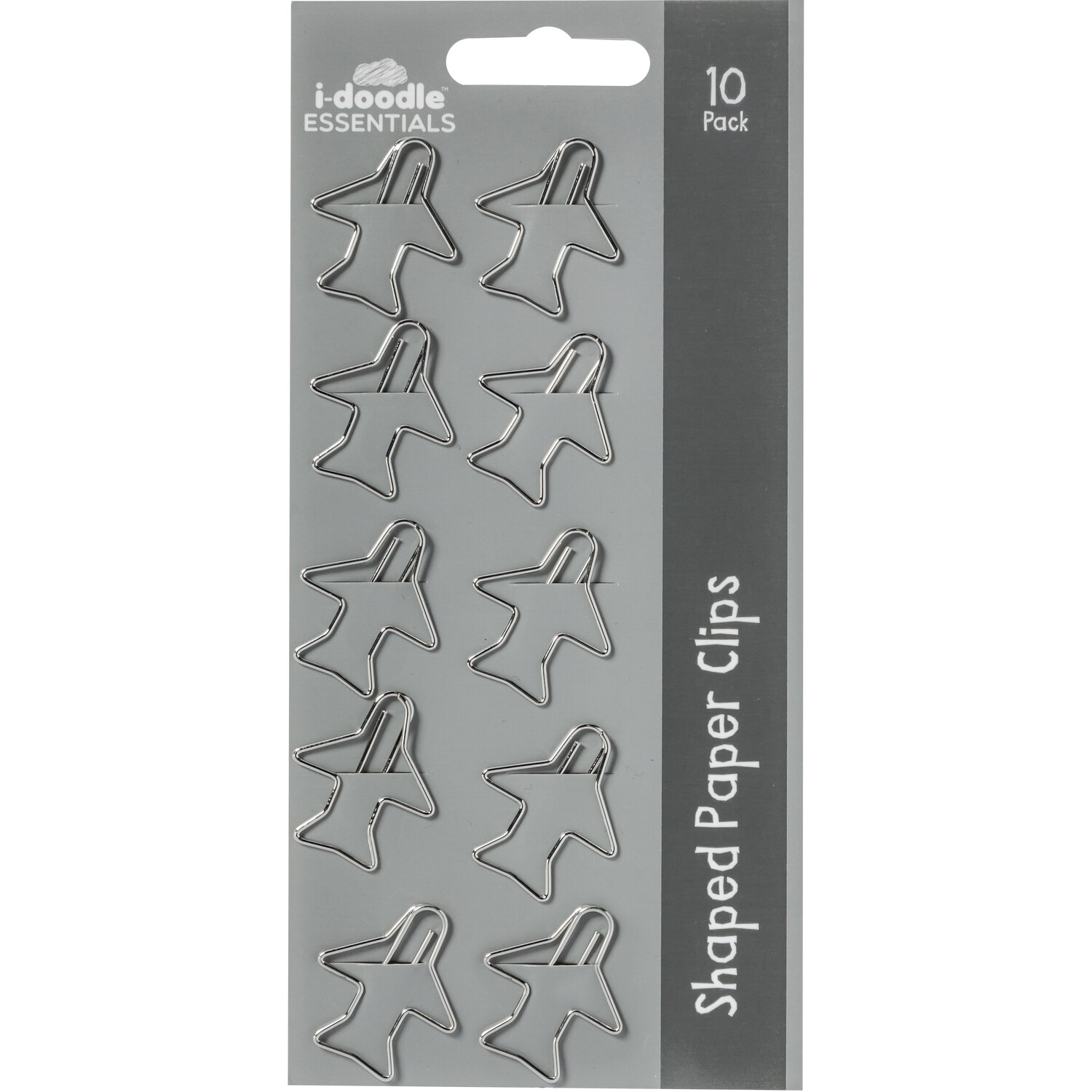 Pack of Ten Shaped Paper Clips Image 3