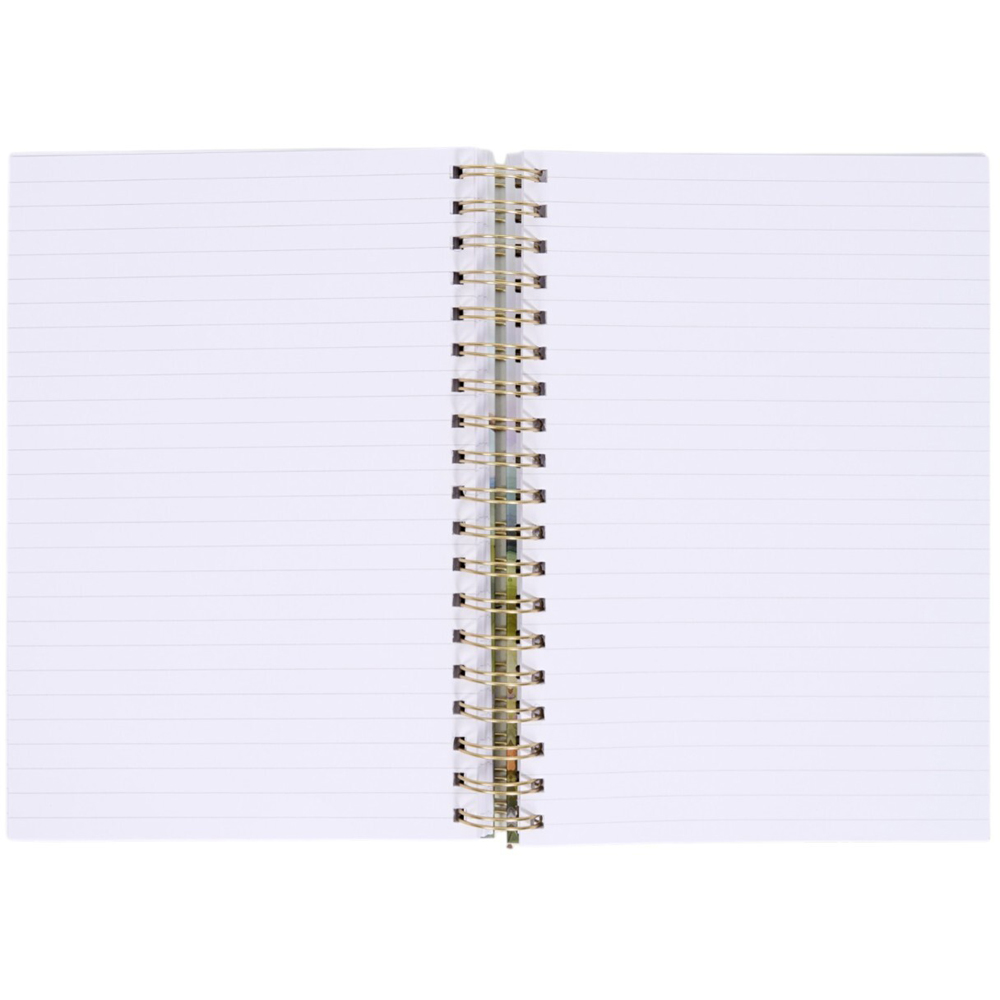 Floral Highland Cow B5 Notebook Image 2