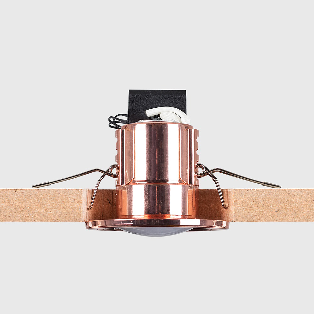 ValueLights Copper Warm White LED Ceiling Downlight 4 Pack Image 3