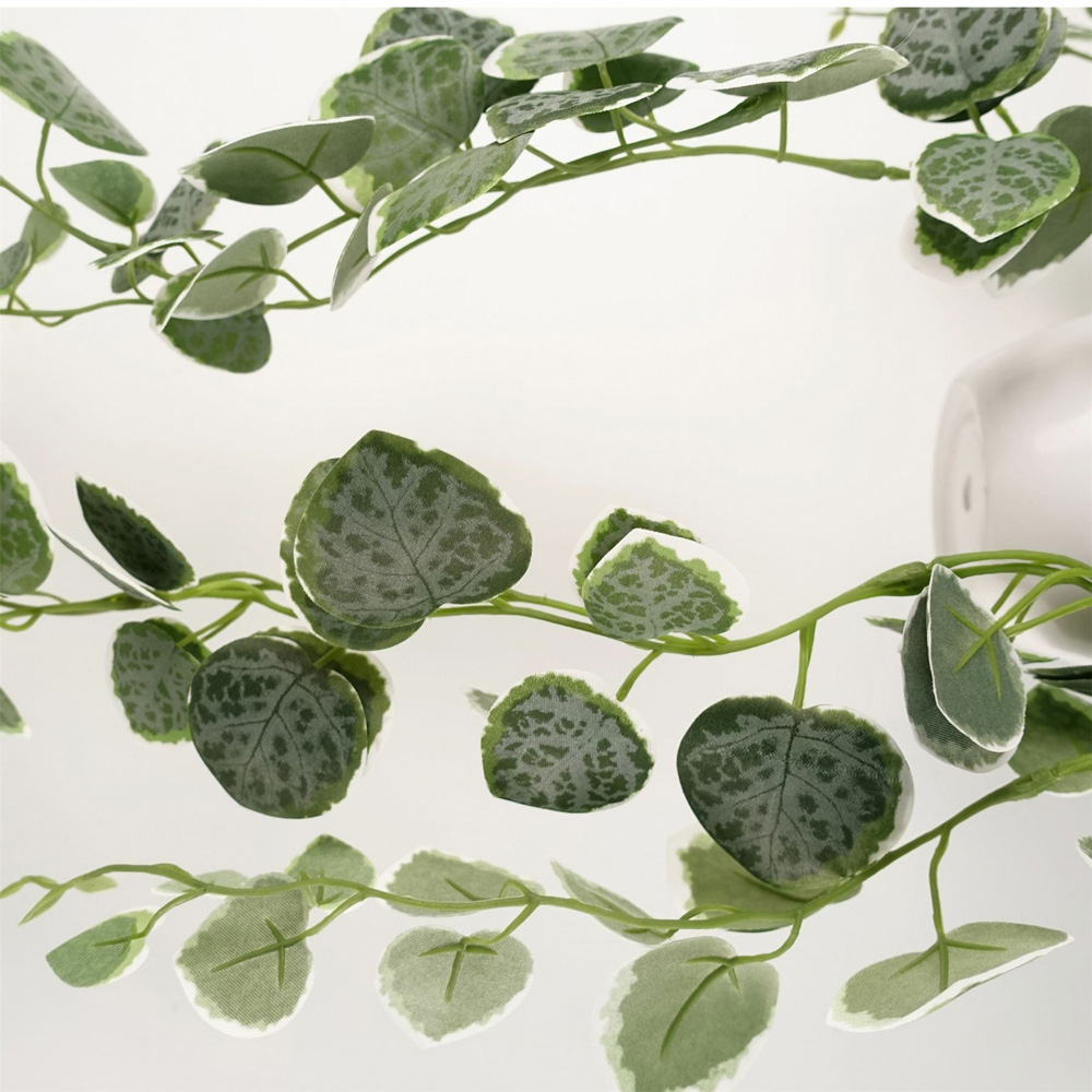 Leaf Trailing String of Hearts Hanging Artificial Plant 90cm Image 4