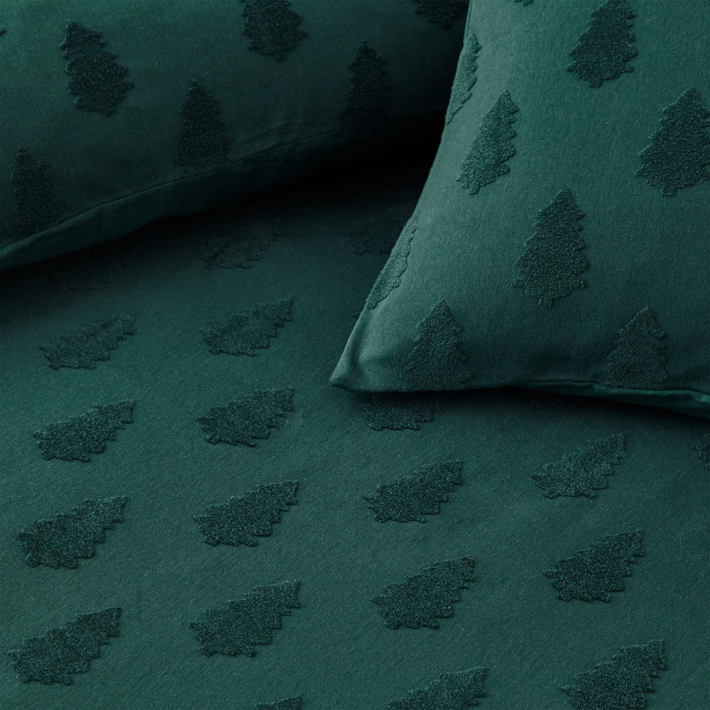 furn. Tree Single Pine Green Duvet Set Image 2