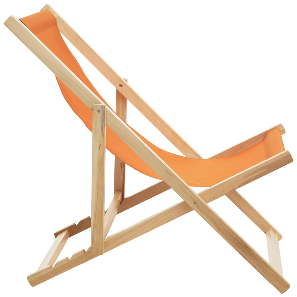 Interiors by Premier Beauport Orange Deck Chair Image 4