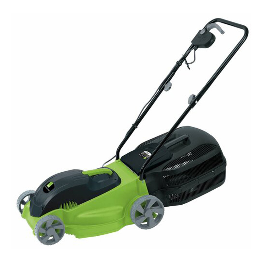 Draper 20227 1400W Hand Propelled 38cm Rotary Electric Lawn Mower Image 1