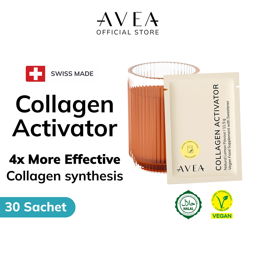 AVEA Lemon Collagen Powder Sachets 30 Pack Image 2