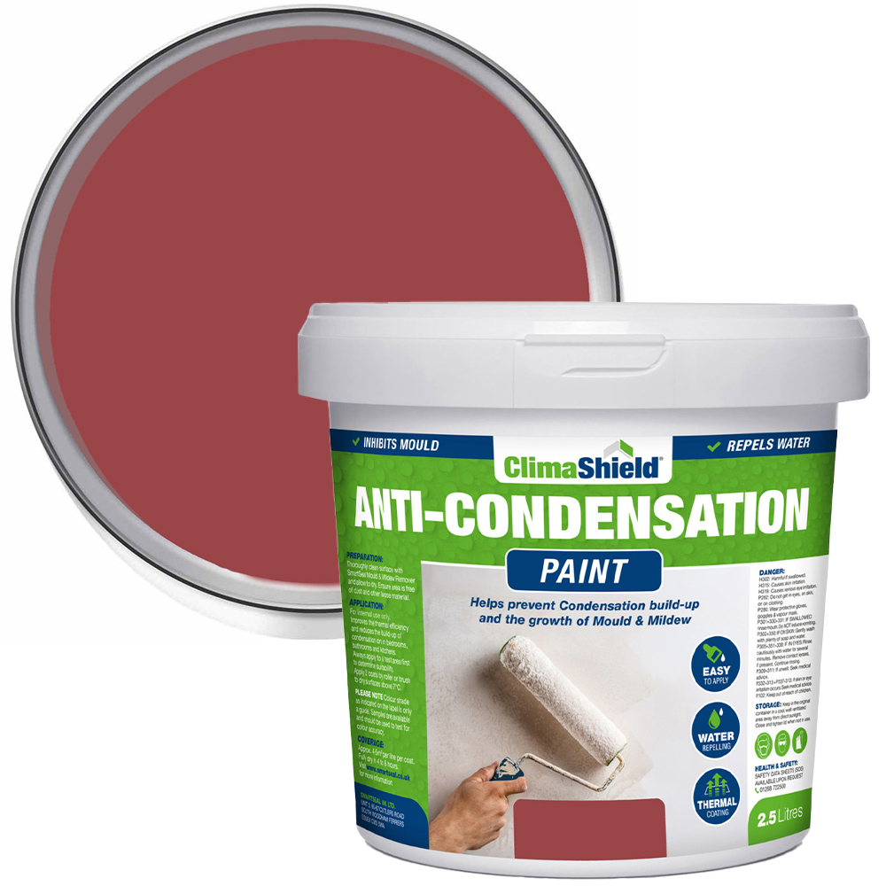 SmartSeal Brick Red Anti-Condensation Paint 2.5L Image 1