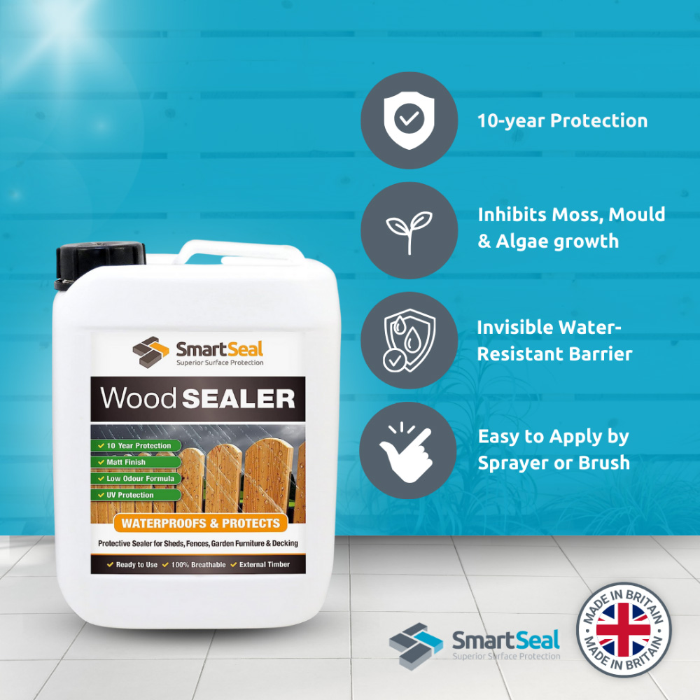 SmartSeal Wood Sealer 5L 3 Pack Image 2