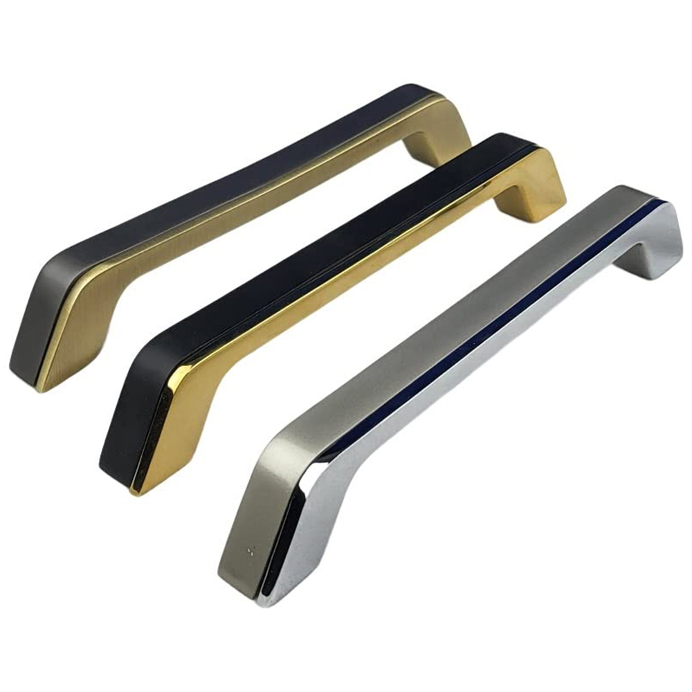 Golden Grace Black Gold Zeta Cabinet Pull Handle Set 288mm Image 2