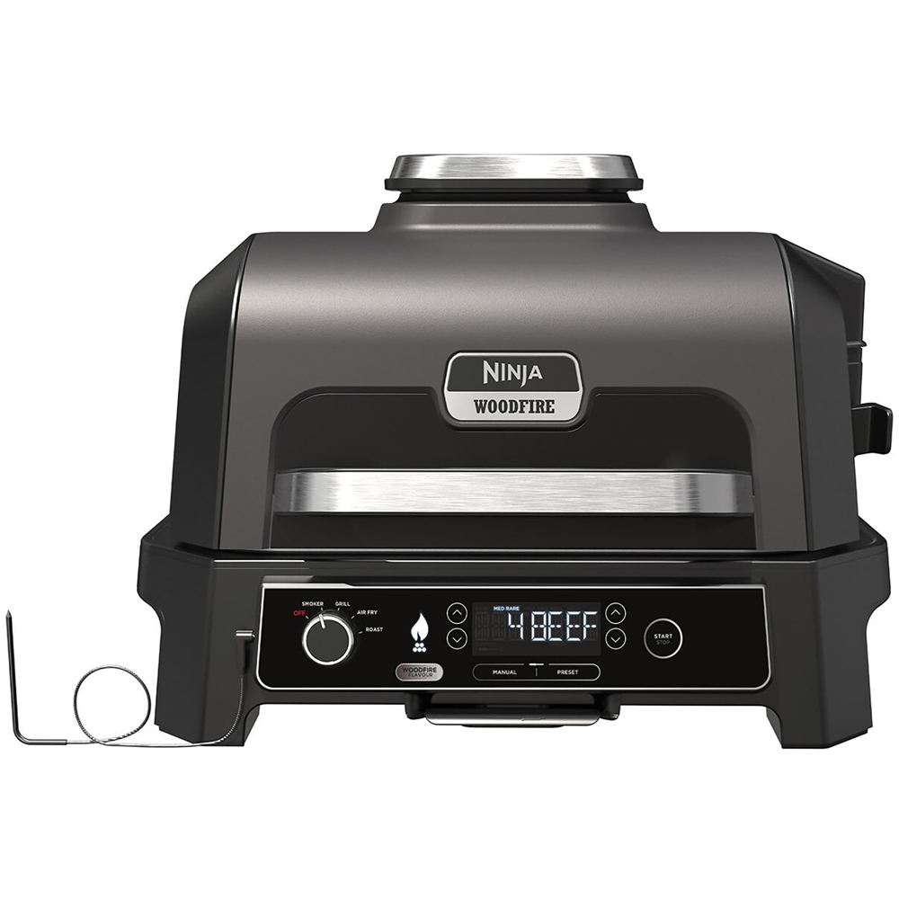 Ninja Woodfire Pro XL OG850UK 4 in 1 Outdoor Electric BBQ Grill and Smoker with Smart Cook System Image 2