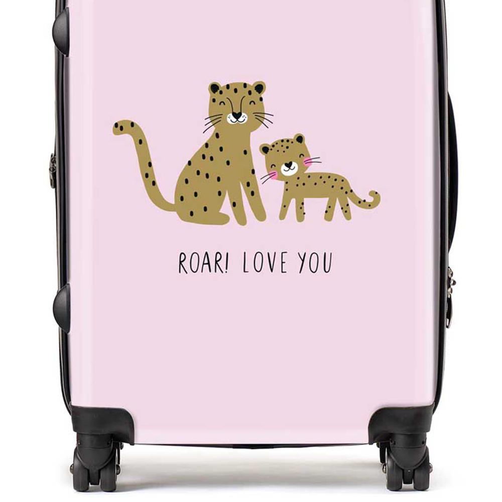 Warren Reed Designer Medium Roar Love You Suitcase Image 2