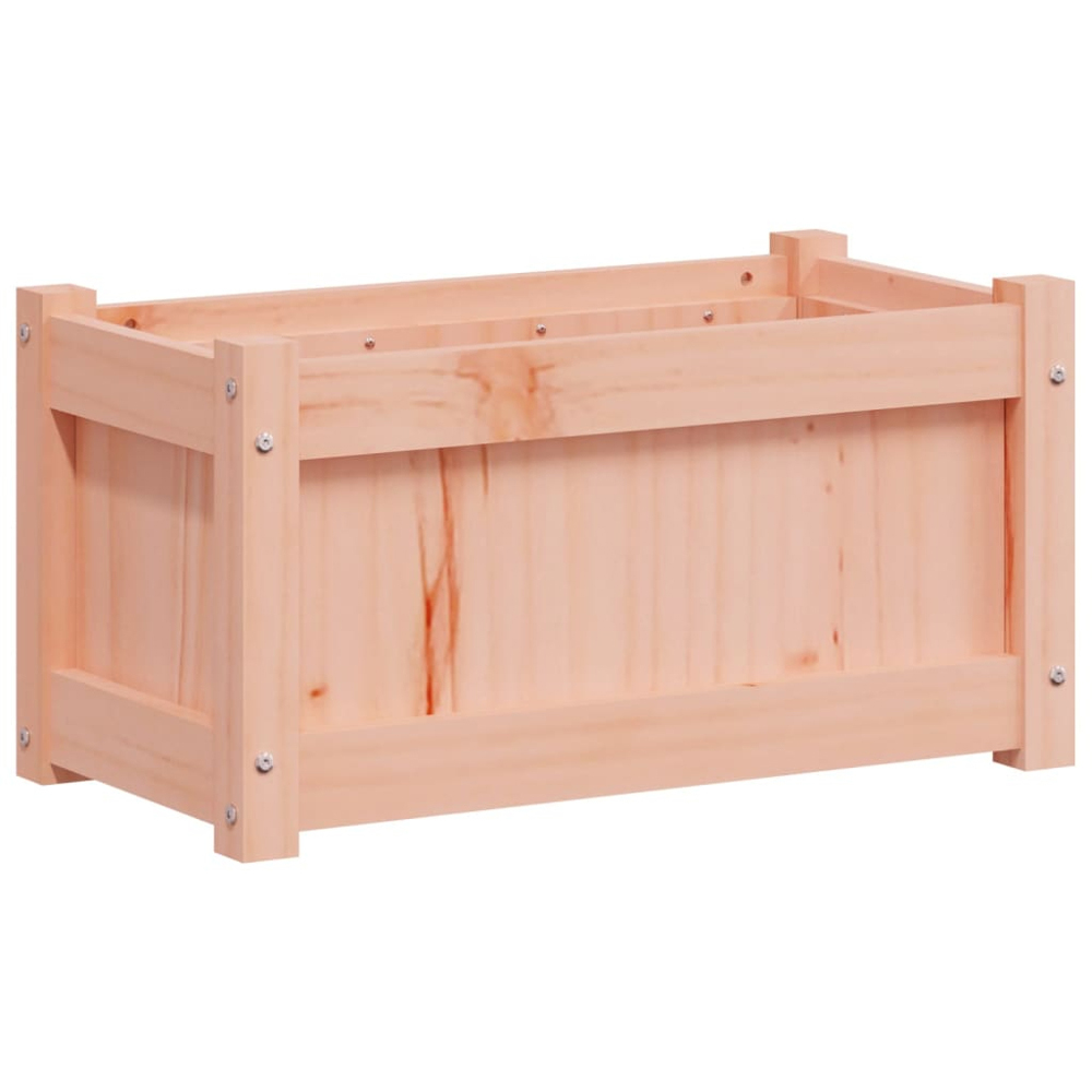 vidaXL Natural Douglas Wood Garden Planter 31 x 60 x 31cm 2 Pack Image 4