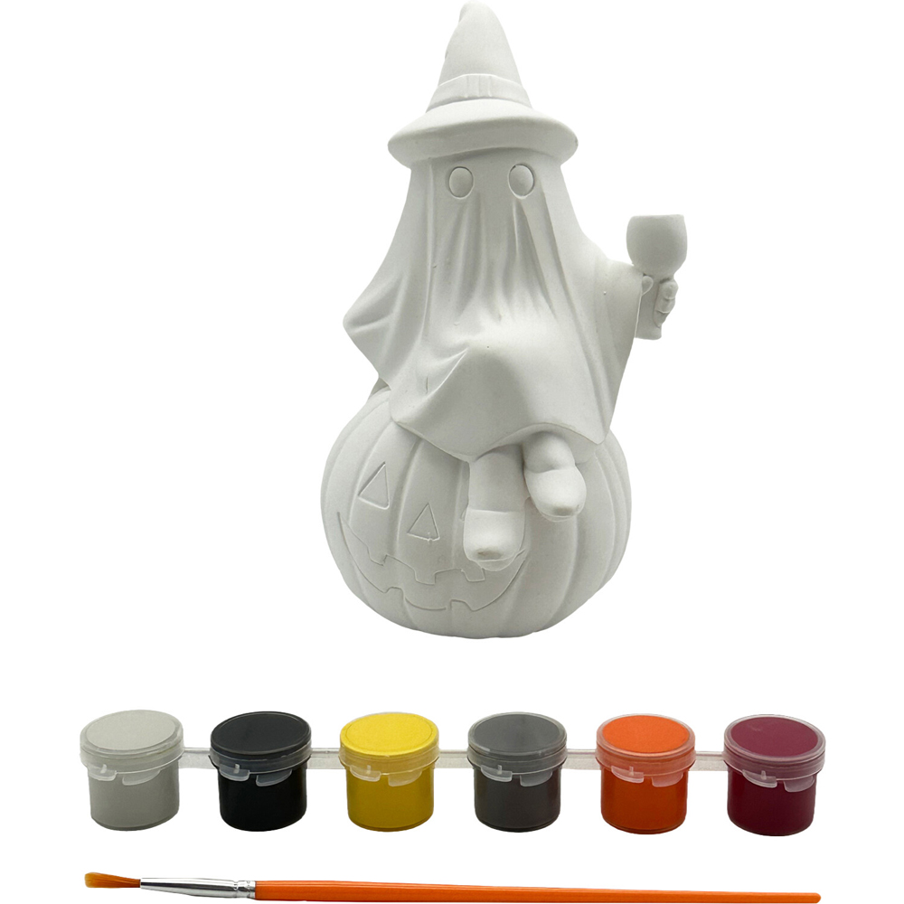 Paint Your Own Ghost with Wine Kit White Image 3