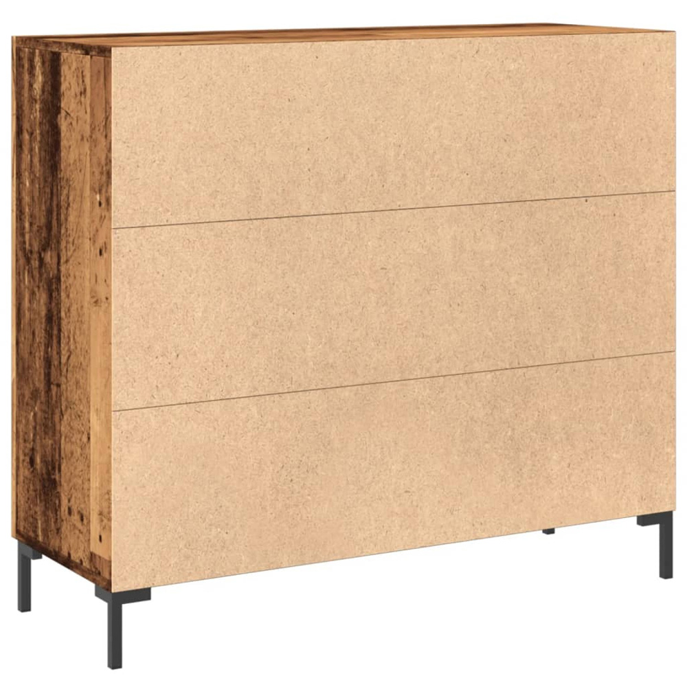 vidaXL 3 Door Old Wood Sideboard Image 7