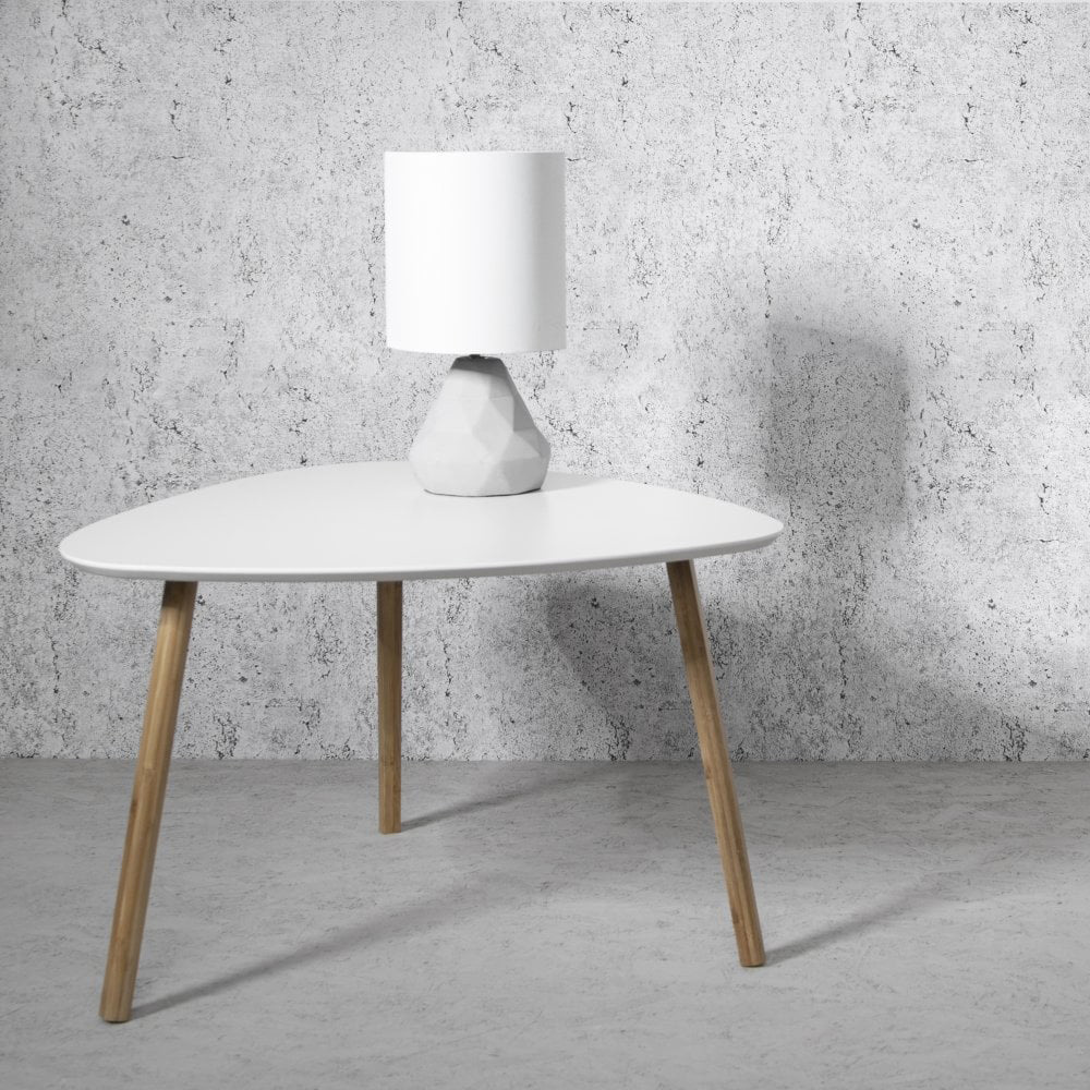 Noa and Nani Malme White and Natural Pine Extra Large Side Table Image 6