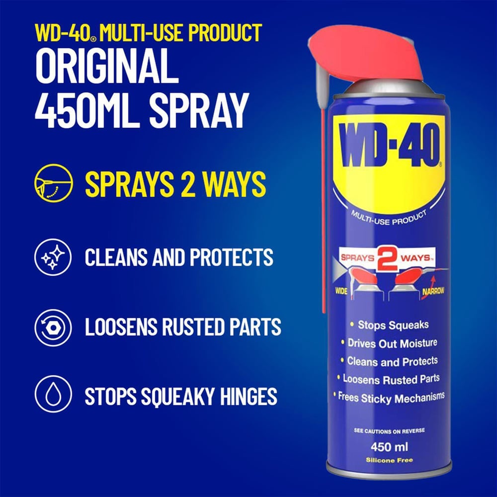 WD-40 Multi-Use Lubricant 450ml with Specialist Penetrant 400ml Image 9