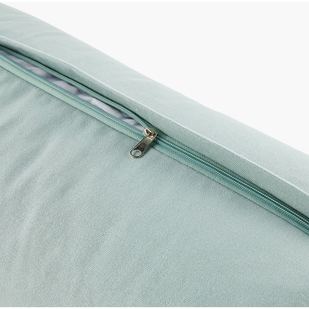 Myga Teal Buckwheat Yoga Support Bolster Pillow Image 4