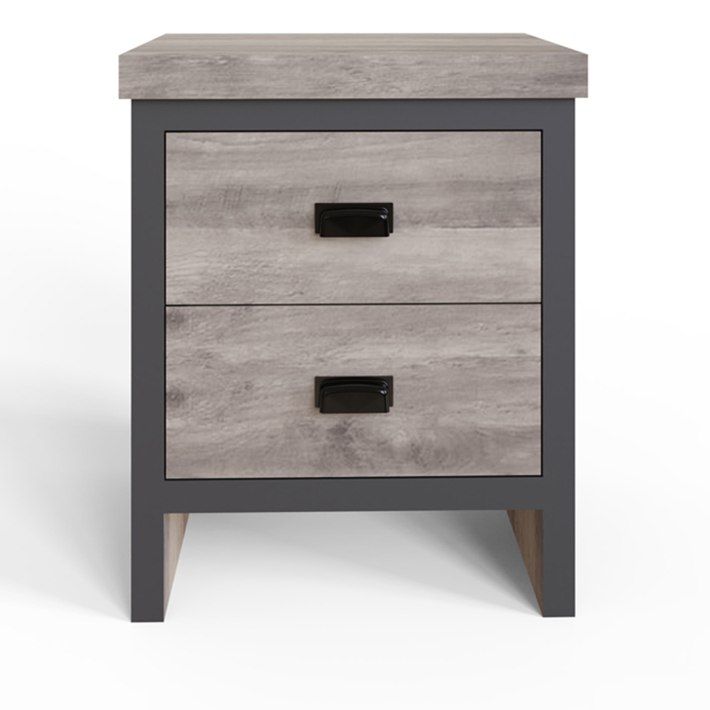 GFW Boston Grey 3 Piece Bedroom Furniture Set Image 4