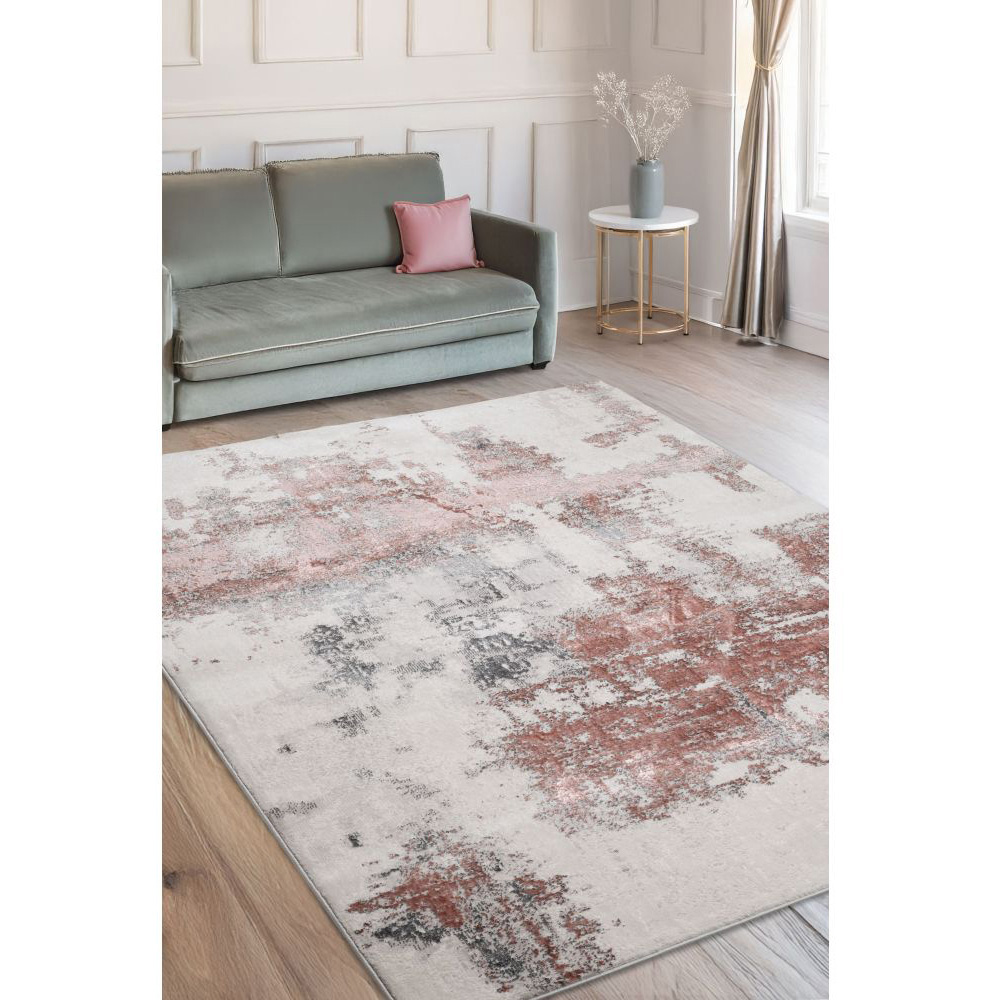 Homemaker Dusk Pink Marble Rug 200 x 290cm Image 5