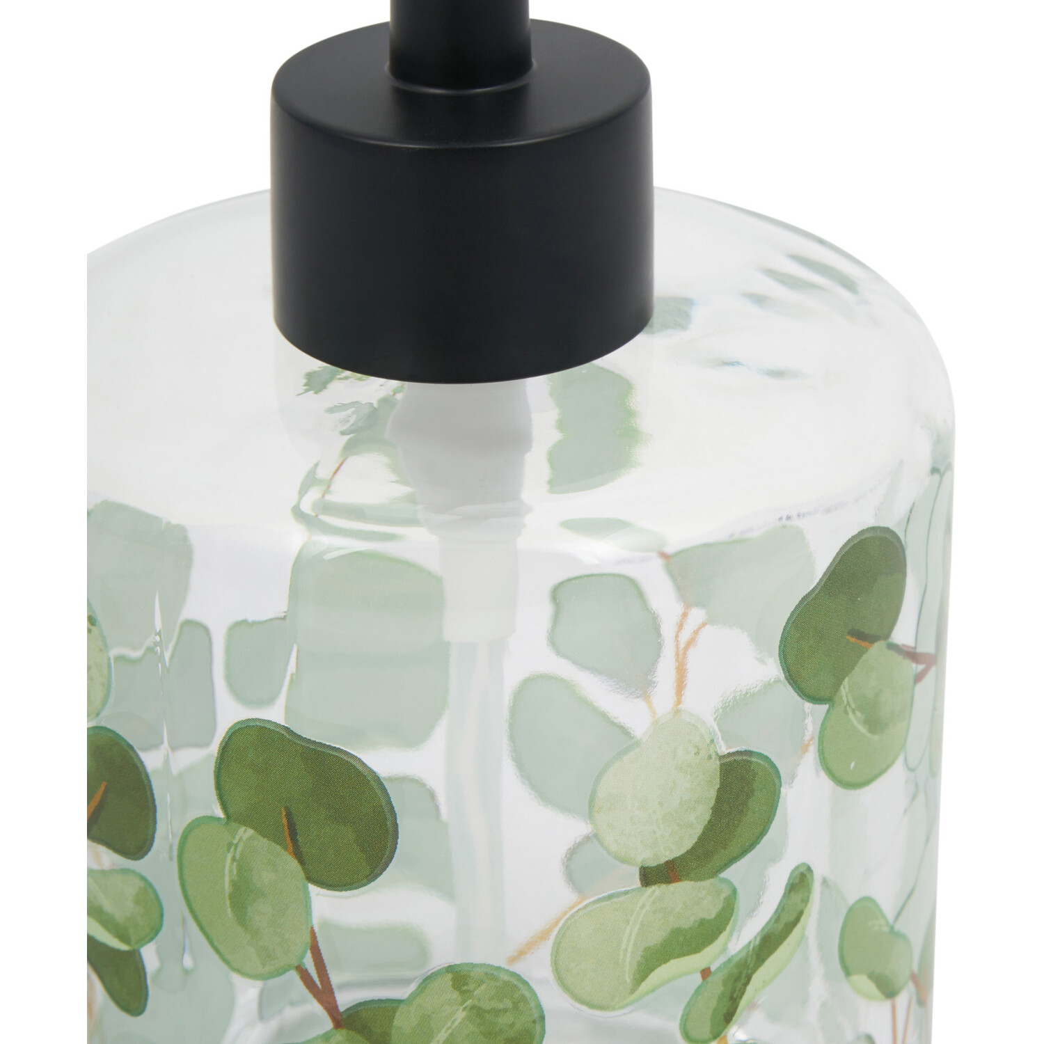 Eucalyptus Glass Soap Dispenser Image 3