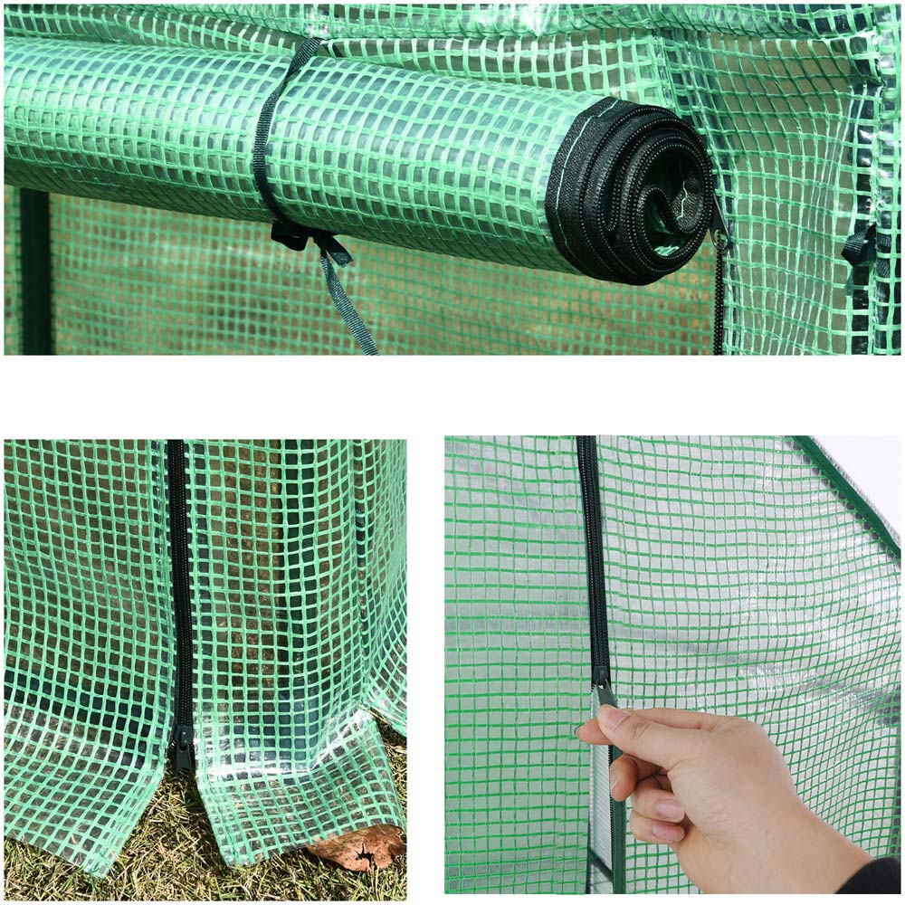 Outsunny PVC Grid Cover Greenhouse Image 5