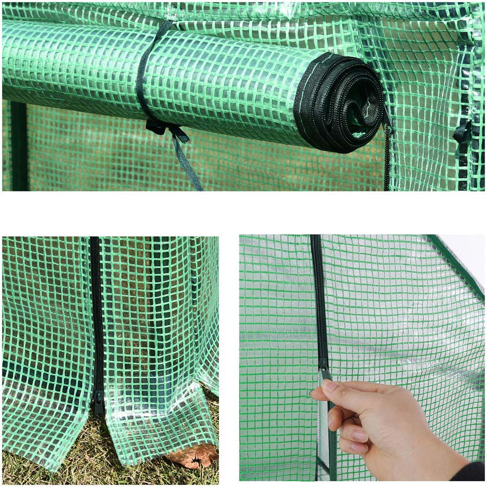 Outsunny PVC Grid Cover Greenhouse Wilko