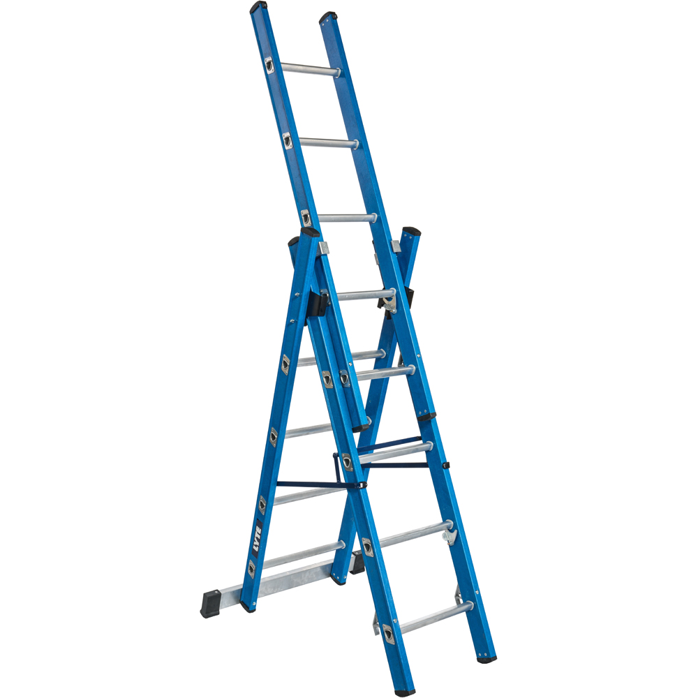Lyte Ladders & Towers Professional 3 x 5 Rung Glassfibre Combination Ladder Image 1