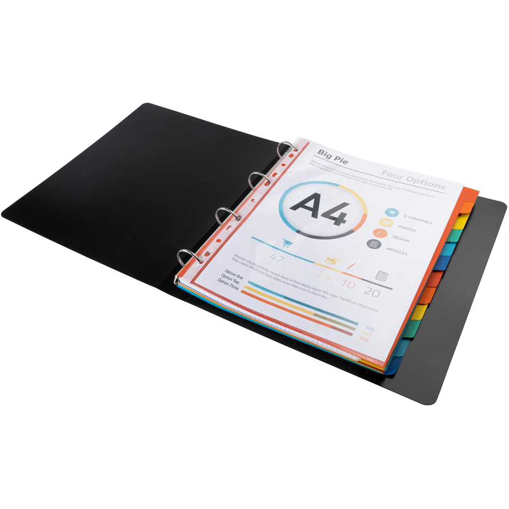 Exacompta Forever A4 Maxi 12 Section Assorted Colour Divider 25 Pack Image 2