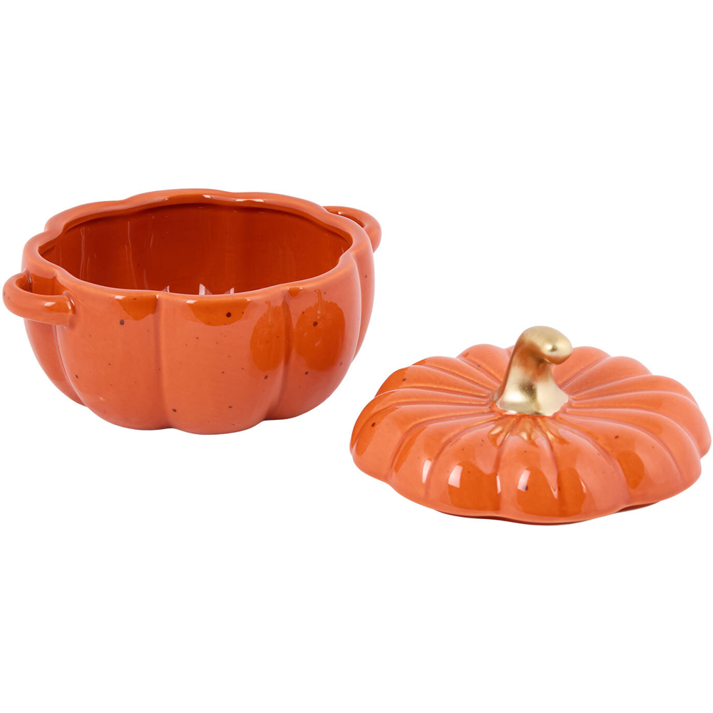 Small Pumpkin Serving Bowl Image 7