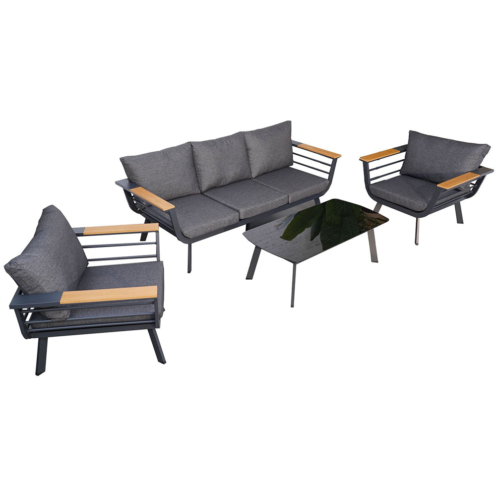 Saltram Sofa Set - Grey Image 8