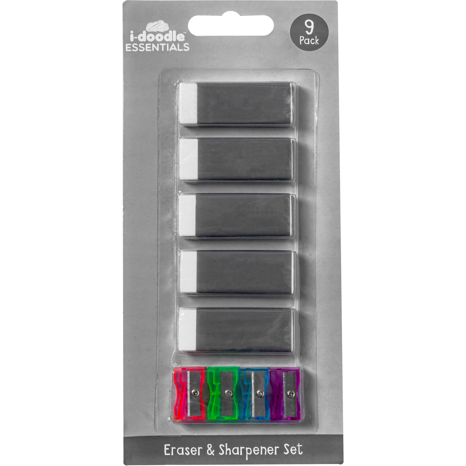 Eraser and Pencil Sharpener Set Image