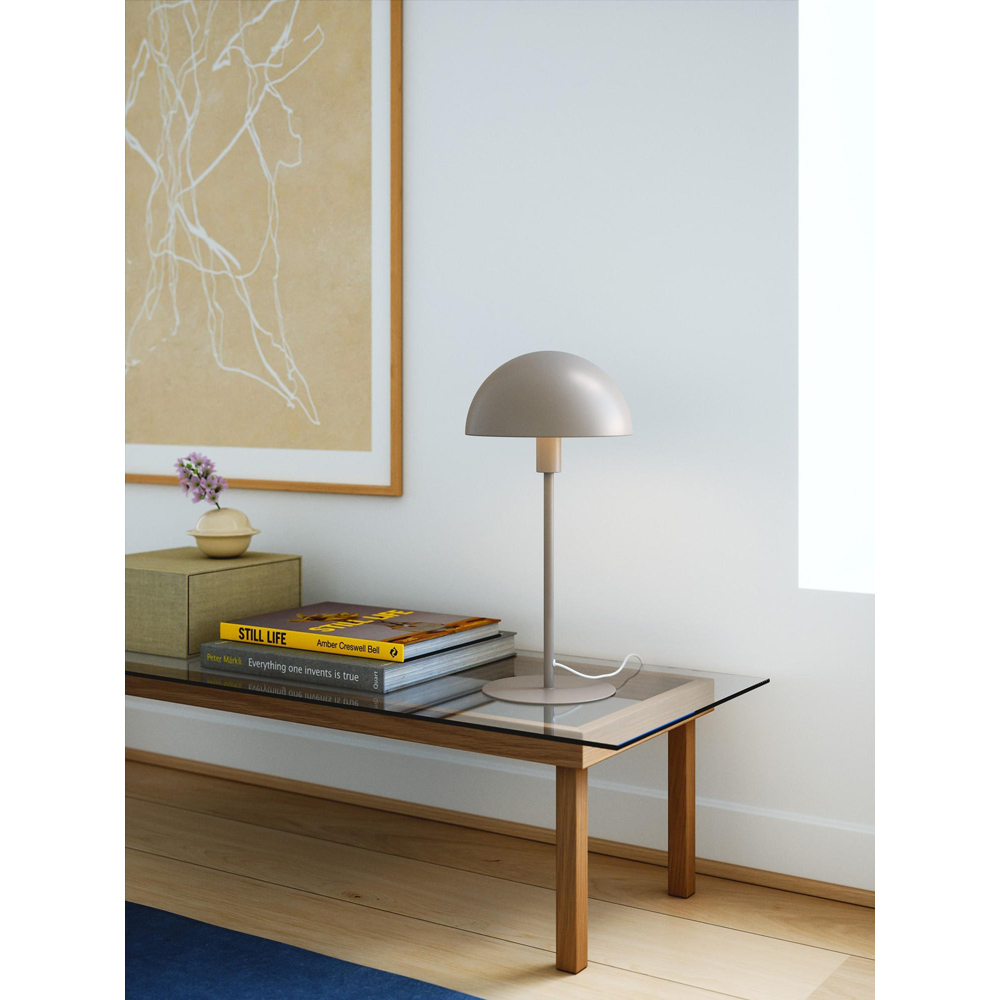 Nordlux Ellen 20 E14 Light Brown Table Lamp Image 2