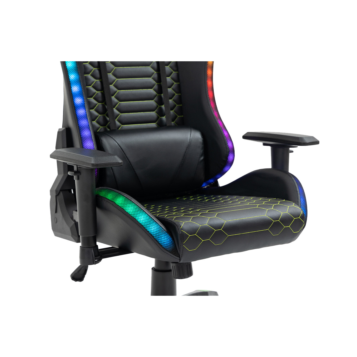 Triton LED Gaming Chair - Black Image 3